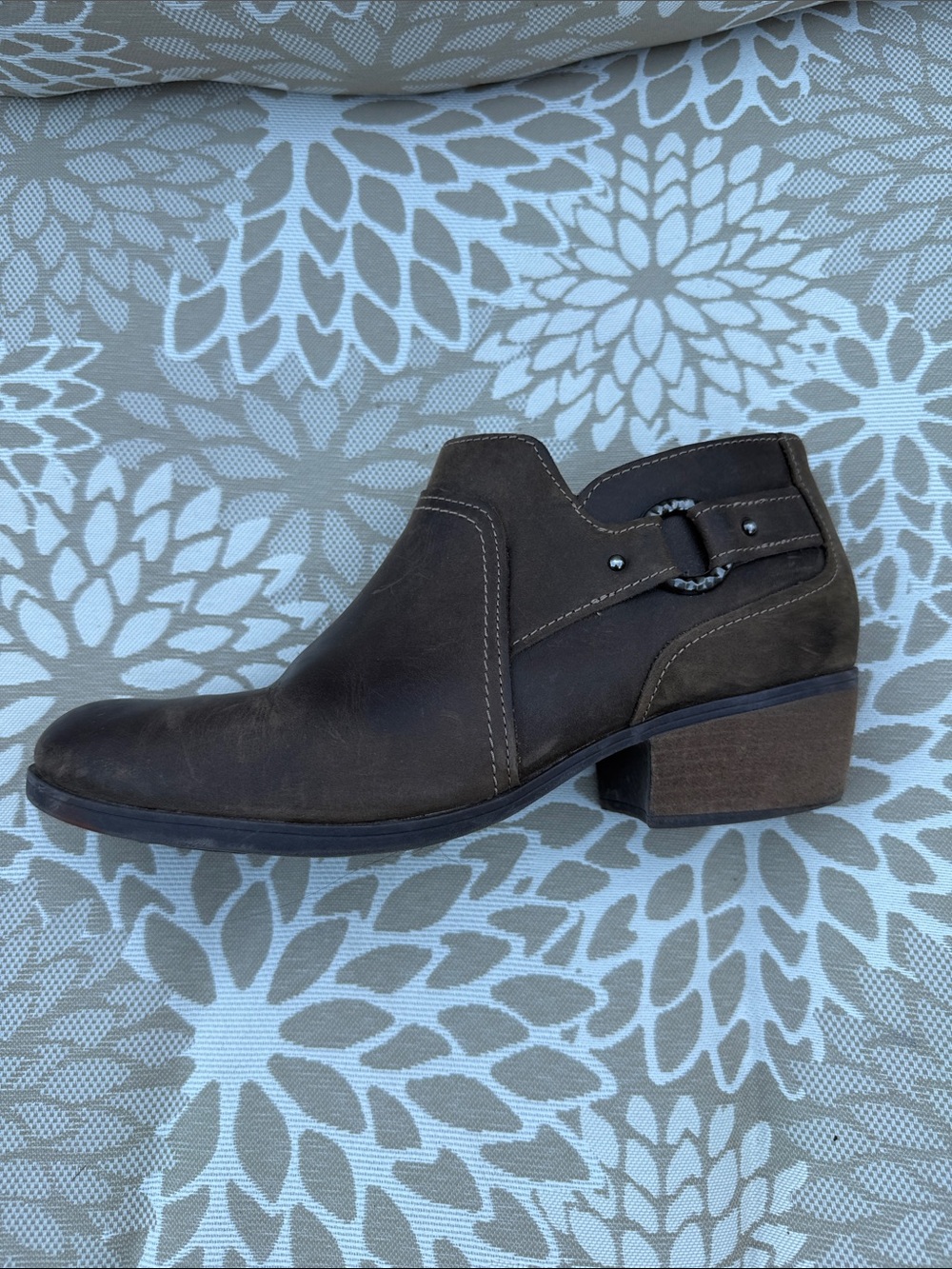 Women’s Dark Brown Leather Ankle Boots